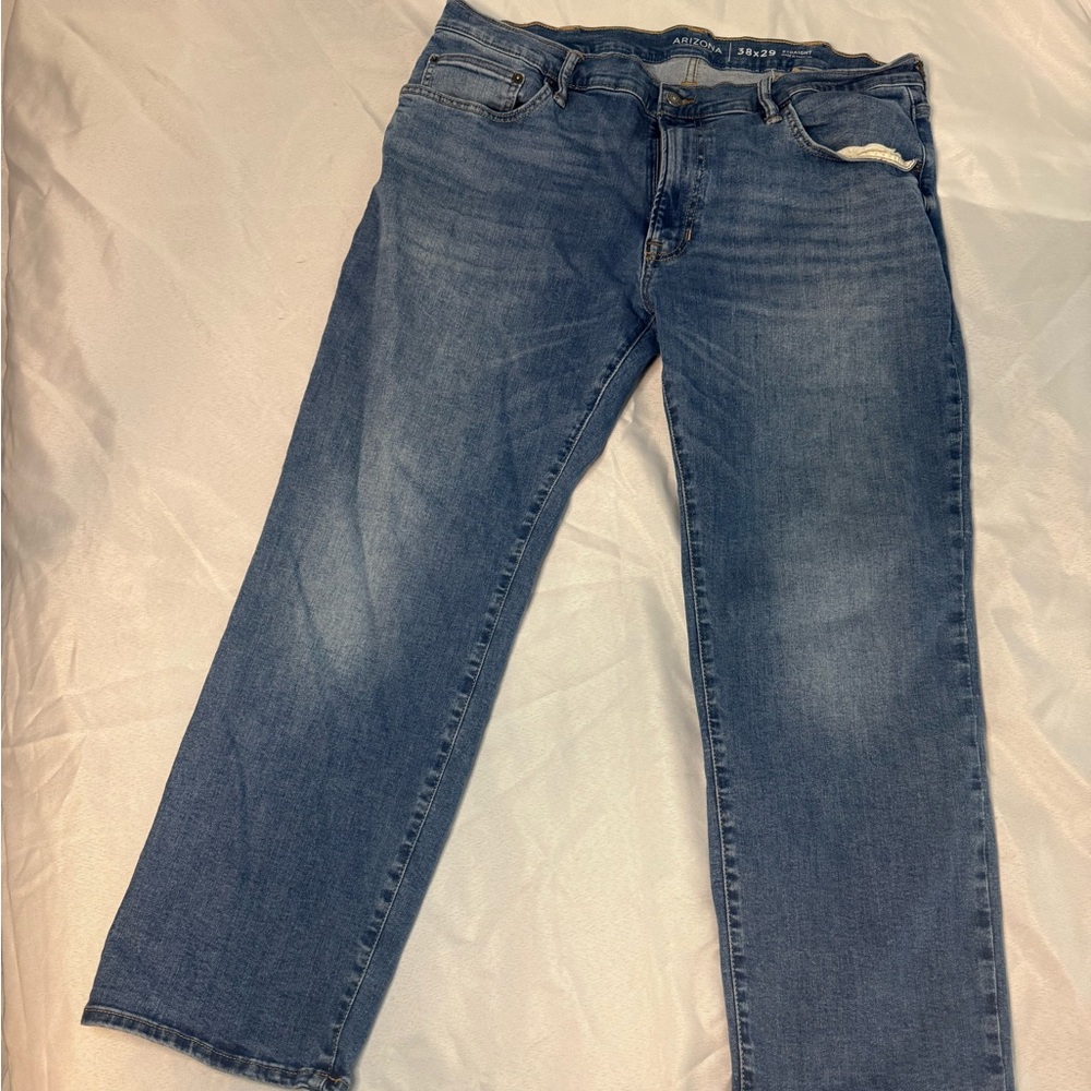 Arizona Jean Company Classic Denim Straight Jeans